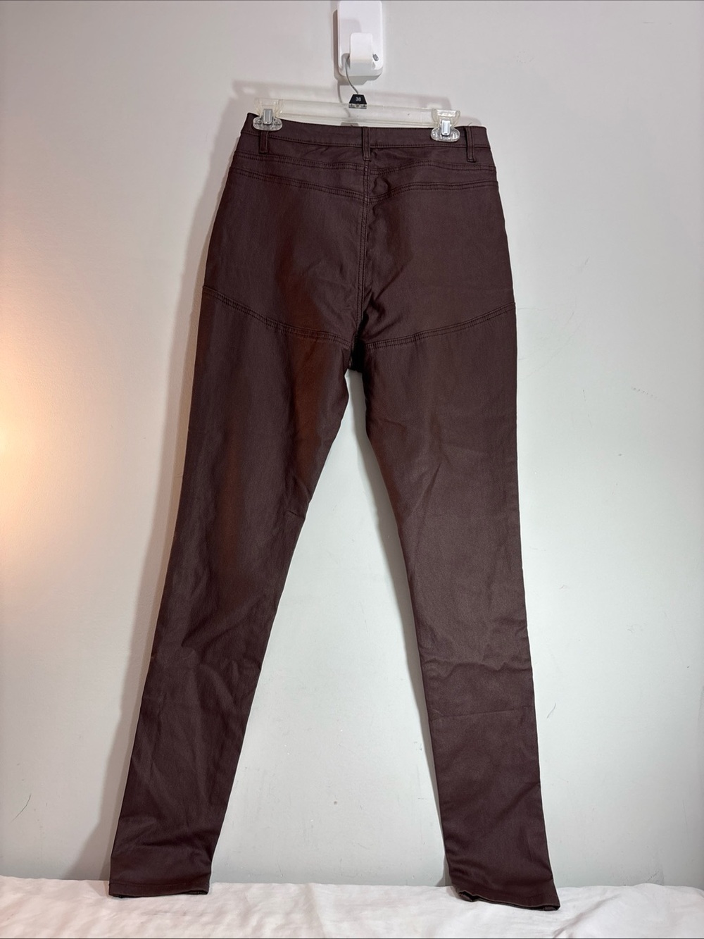 PrettyLittleThing Chocolate Brown High-Waist Wide Leg Pants. 1311. New!!